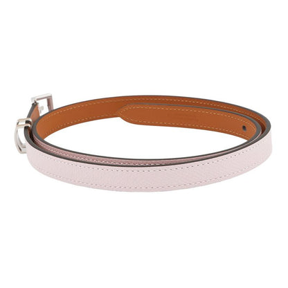 Hermes Belt Pop 15 Mobu Perlee Chai Silver Epsom 70 Mauve Pale Chai