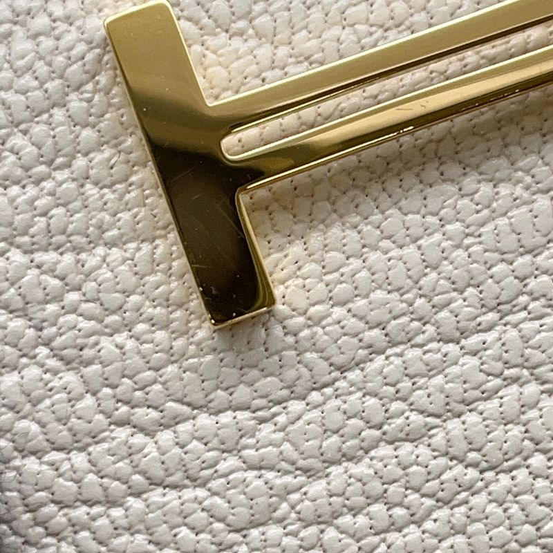 Hermes Card Case Bearn Mini Coin Purse Mushroom Gold Chevre Misor