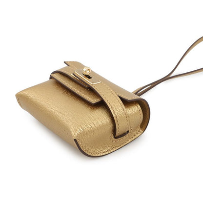 Hermes Bag Charm Kelly Festival Dore Silver Chevre Sham Kira