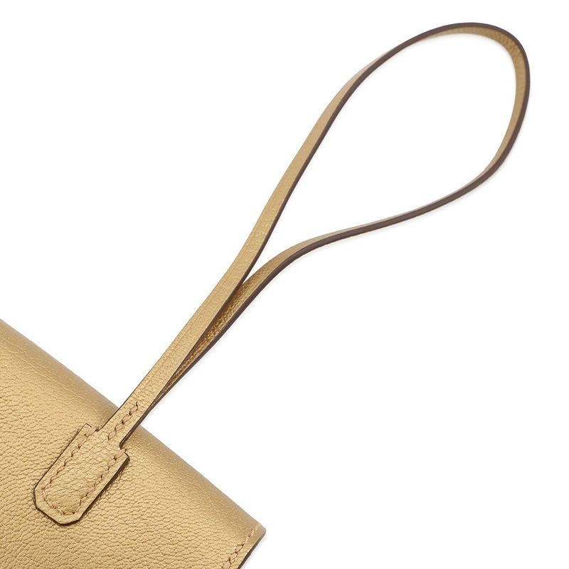 Hermes Bag Charm Kelly Festival Dore Silver Chevre Sham Kira