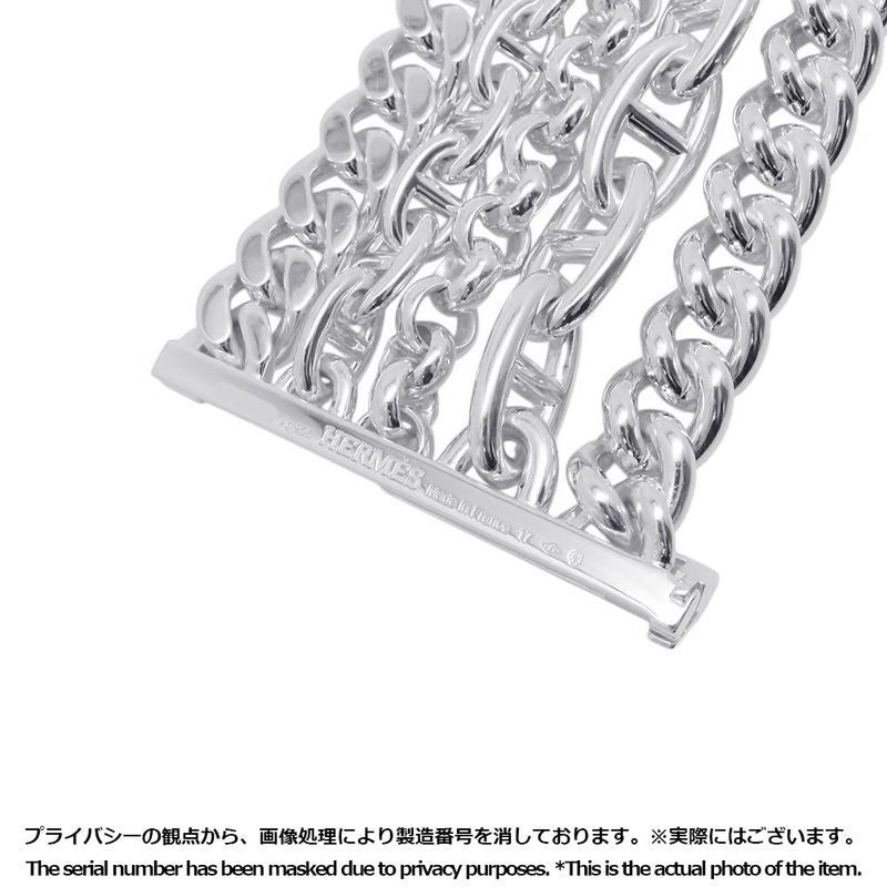 Hermes Bracelet Chaine D'ancre Multi Chain 17 Silver