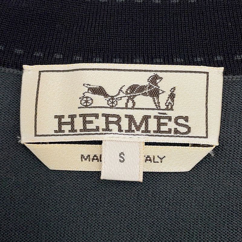 Hermes Cardigan Wool Gray