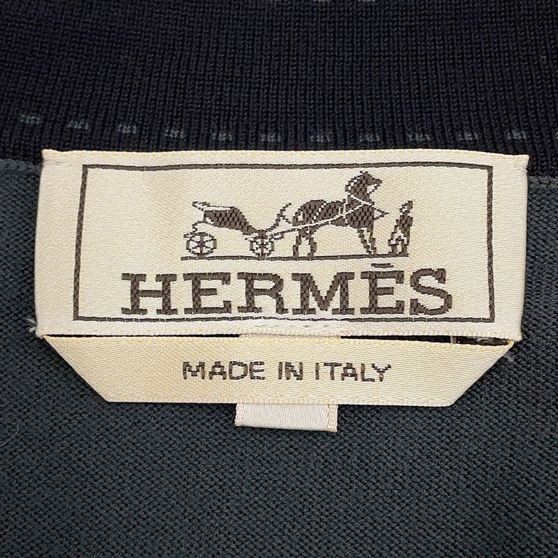 Hermes Cardigan Wool Gray