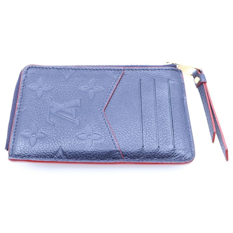Louis Vuitton Monogram Empreinte Porto Caltrect Verso Fragment Case Coin