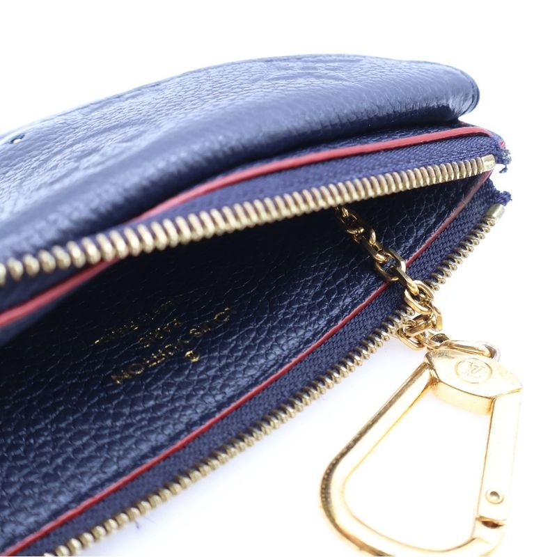 Louis Vuitton Monogram Empreinte Porto Caltrect Verso Fragment Case Coin