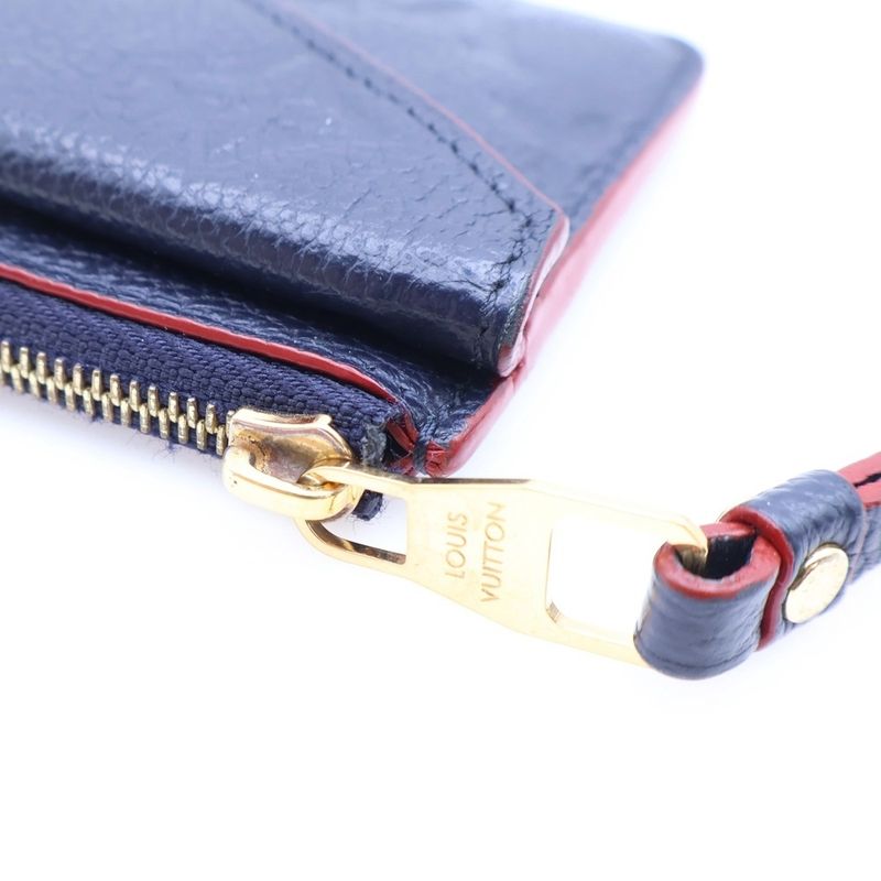 Louis Vuitton Monogram Empreinte Porto Caltrect Verso Fragment Case Coin