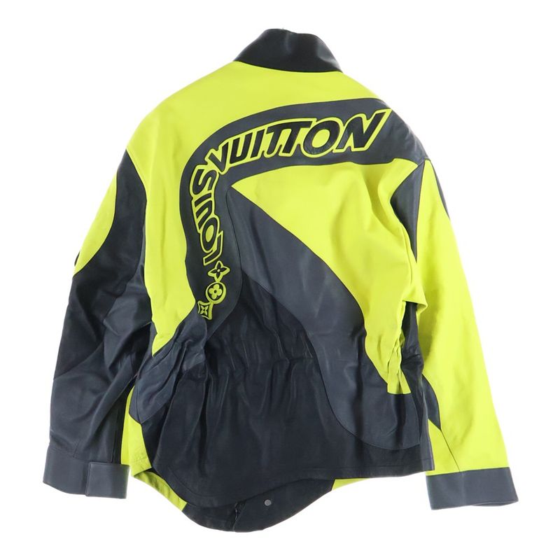 Louis Vuitton Disorted Motocycle Leather Jacket Motorcycle