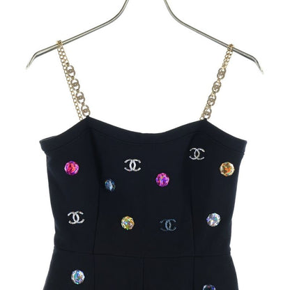 Chanel CC Logo Cotton All in One Black