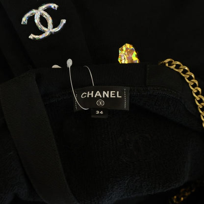 Chanel CC Logo Cotton All in One Black