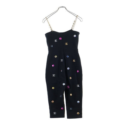 Chanel CC Logo Cotton All in One Black
