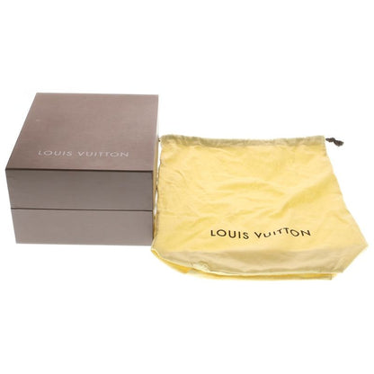 Louis Vuitton Monogram Denim Neo Speedy Handbag Brown Khaki Leather