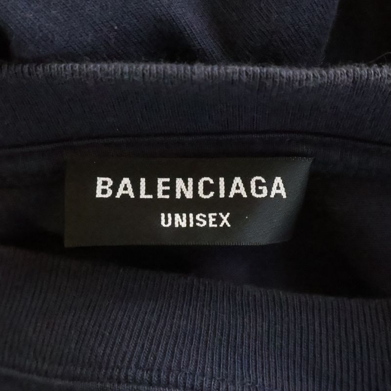 Balenciaga Shirt Layered Oversize Long Sleeve T-Shirt Cut