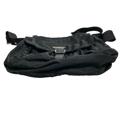 Prada Nylon Shoulder Bag Black