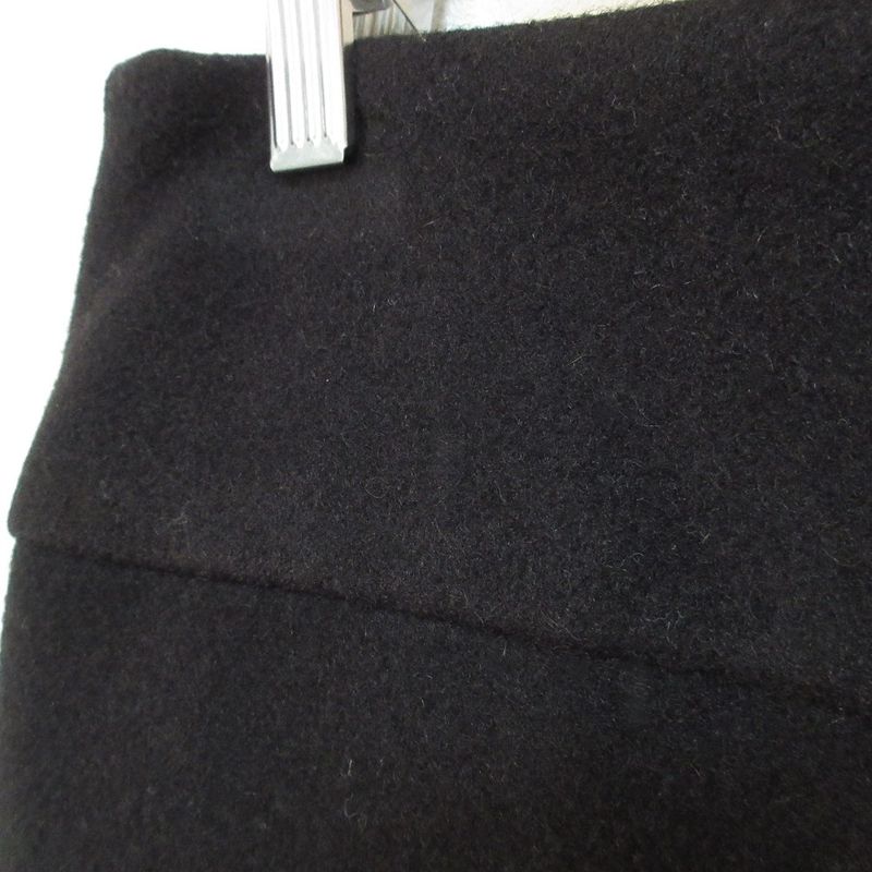 Chanel Logo Plate Miniskirt 38 Black