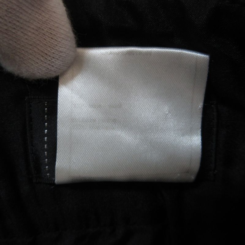 Chanel Logo Plate Miniskirt 38 Black