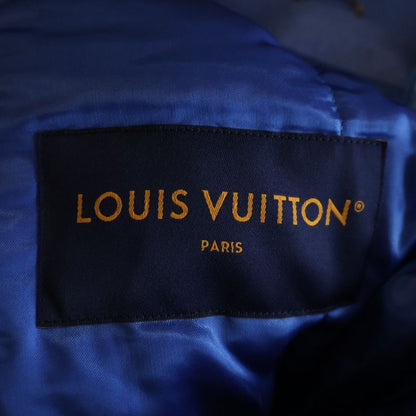 Louis Vuitton Embroidery Pearl Leather Zip Jacket Stadium Jumper