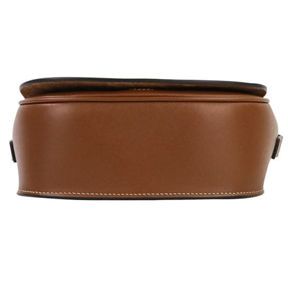 Celine Folco Cuir Triomphe Shoulder Bag Brown
