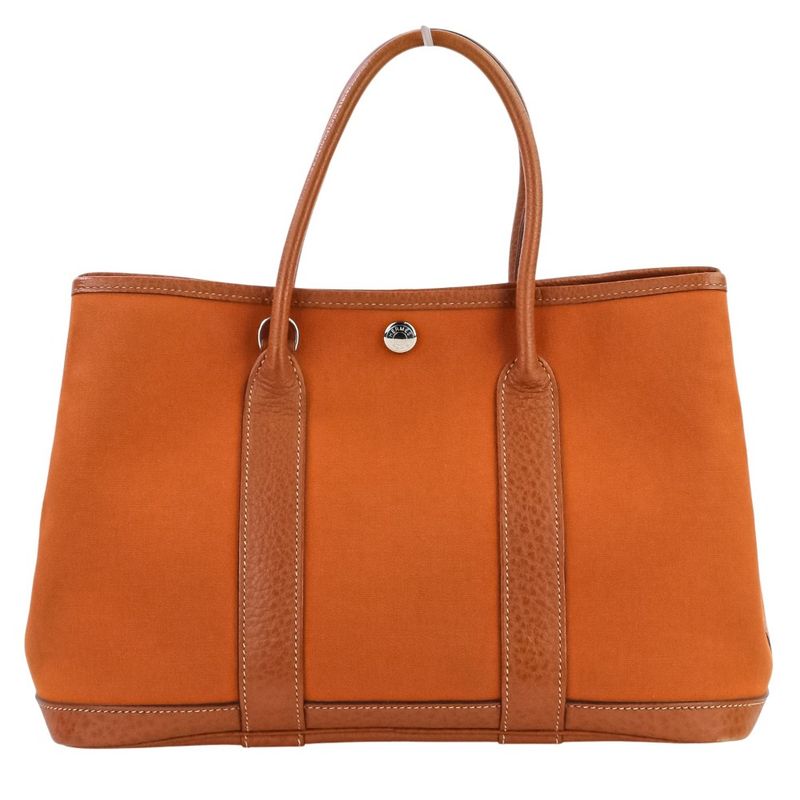 Hermes Garden Party Tpm Toile Officier Negonda Tote Potiron