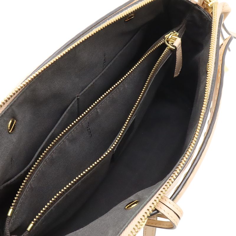 Fendi Visible 2-Way Shoulder Bag Crossbody Leather Pink Gold