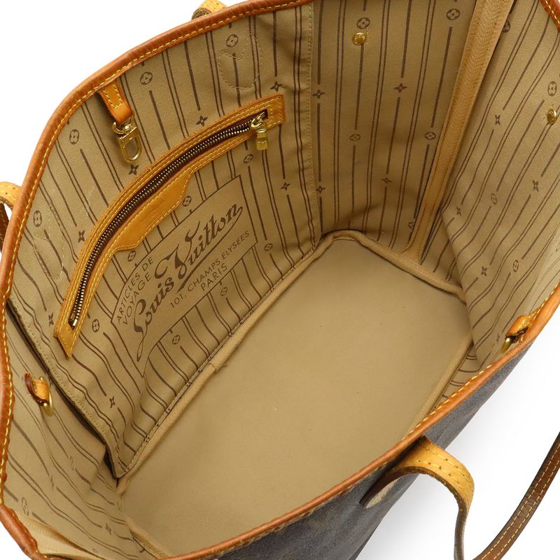Louis Vuitton Monogram Neverfull MM Tote Shoulder Bag