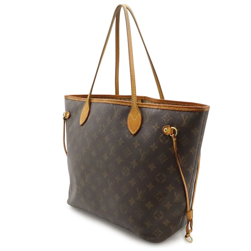 Louis Vuitton Monogram Neverfull MM Tote Shoulder Bag