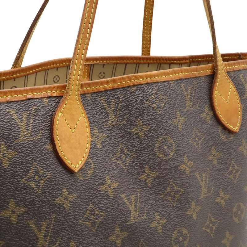 Louis Vuitton Monogram Neverfull MM Tote Shoulder Bag