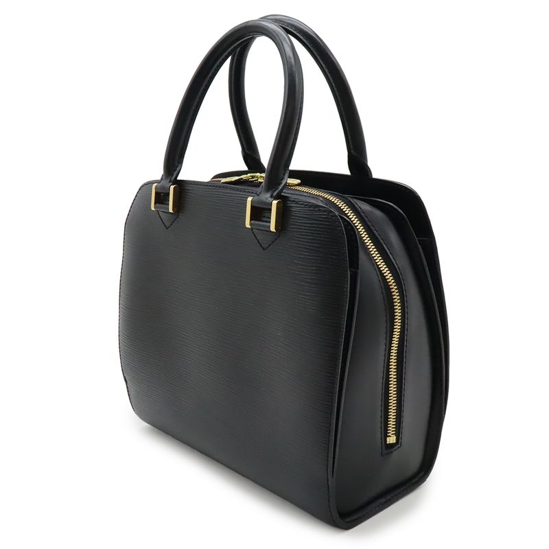 Louis Vuitton Epi Pont Neuf Handbag Leather Noir Black Gold