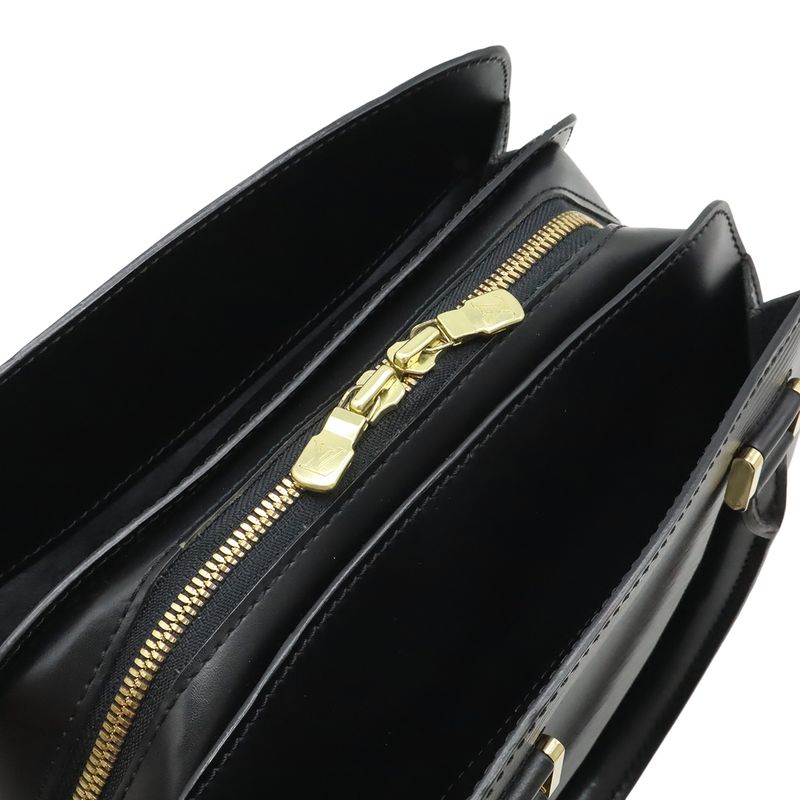 Louis Vuitton Epi Pont Neuf Handbag Leather Noir Black Gold