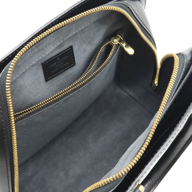Louis Vuitton Epi Pont Neuf Handbag Leather Noir Black Gold