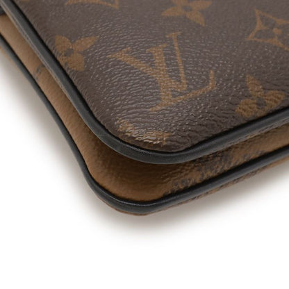 Louis Vuitton Monogram Giant Reverse Pochette Double Zip Shoulder Bag 2-Way