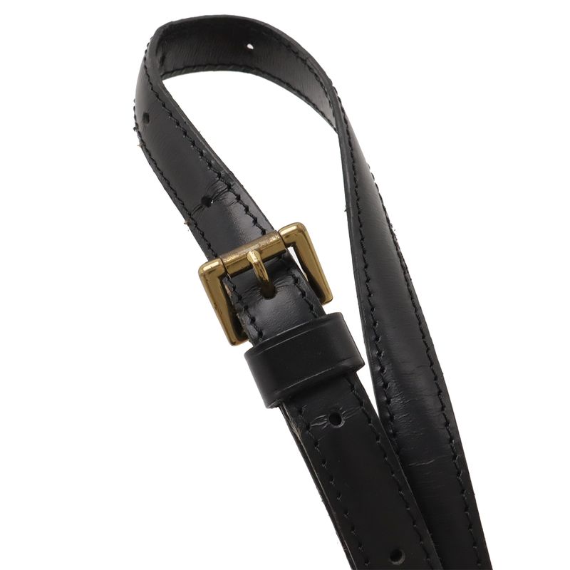 Louis Vuitton Epi Mini Saint Cloud Shoulder Bag Pochette Crossbody Leather Noir
