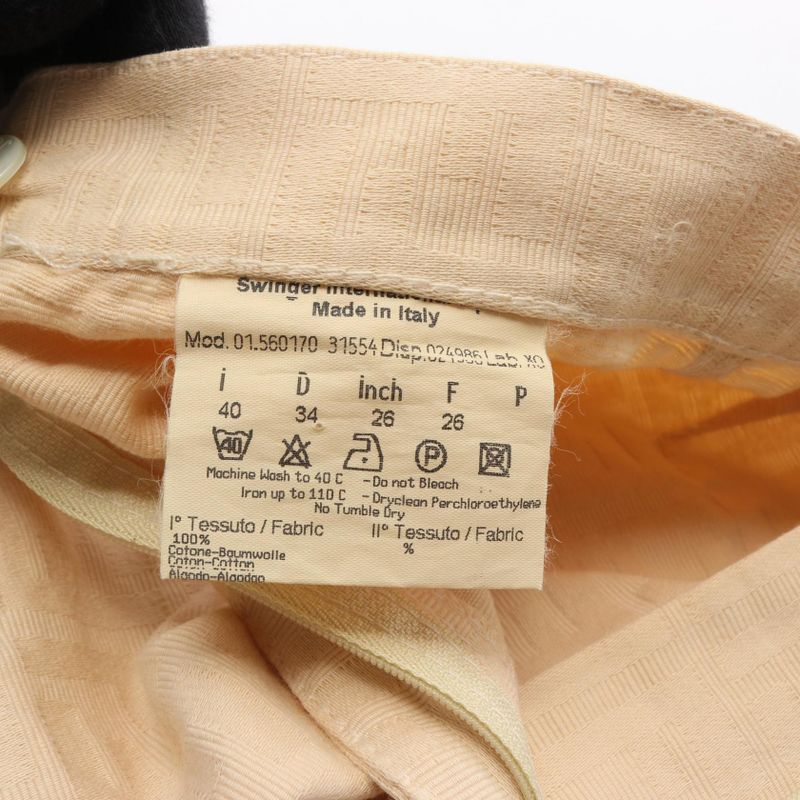 Fendi Pants FF Pattern Cotton B