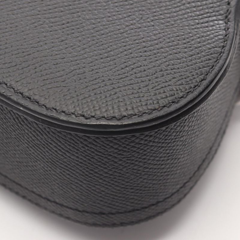 Hermes Shoulder Bag Della Cavalleria Mini Black Leather Cavalleri