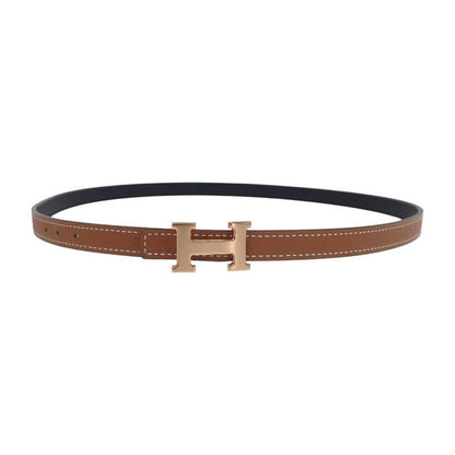 Hermes Mini 75 Belt Reversible Swift Veau Gold