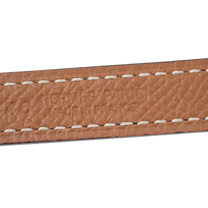 Hermes Mini 75 Belt Reversible Swift Veau Gold
