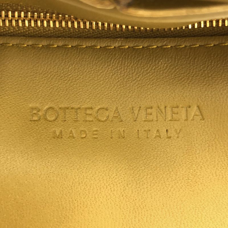 Bottega Veneta Maxi Intrecciato Paddet Cassette Leather Shoulder Bag Brown