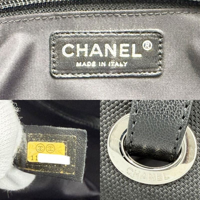 Chanel Tote Paris Biarritz MM Handbag CC Logo