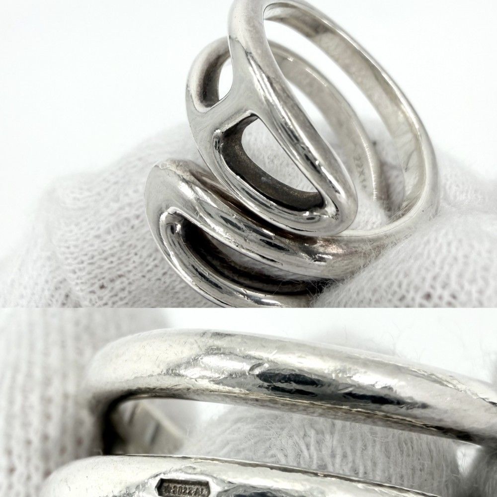 Hermes Ring Chaine D'ancre Twist Small 53