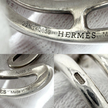 Hermes Ring Chaine D'ancre Twist Small 53