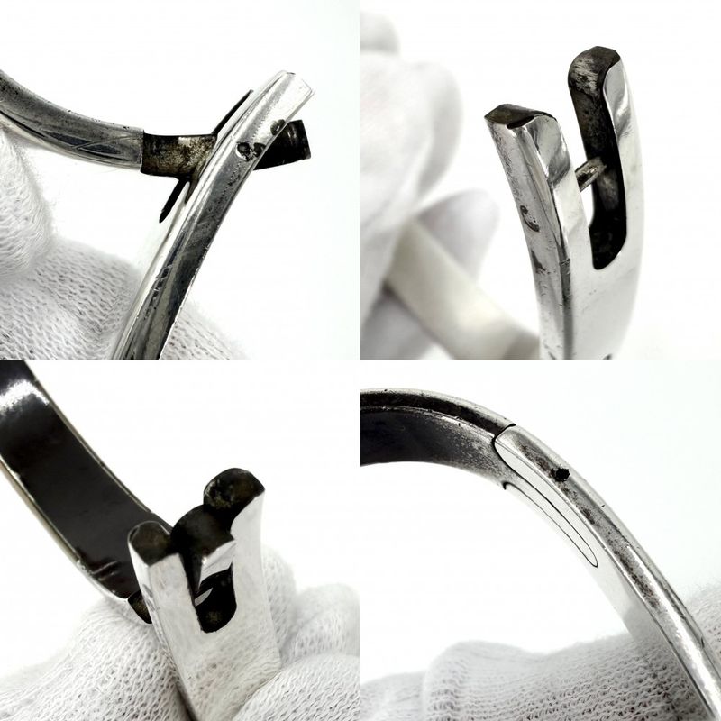 Hermes Bangle Bracelet Silver