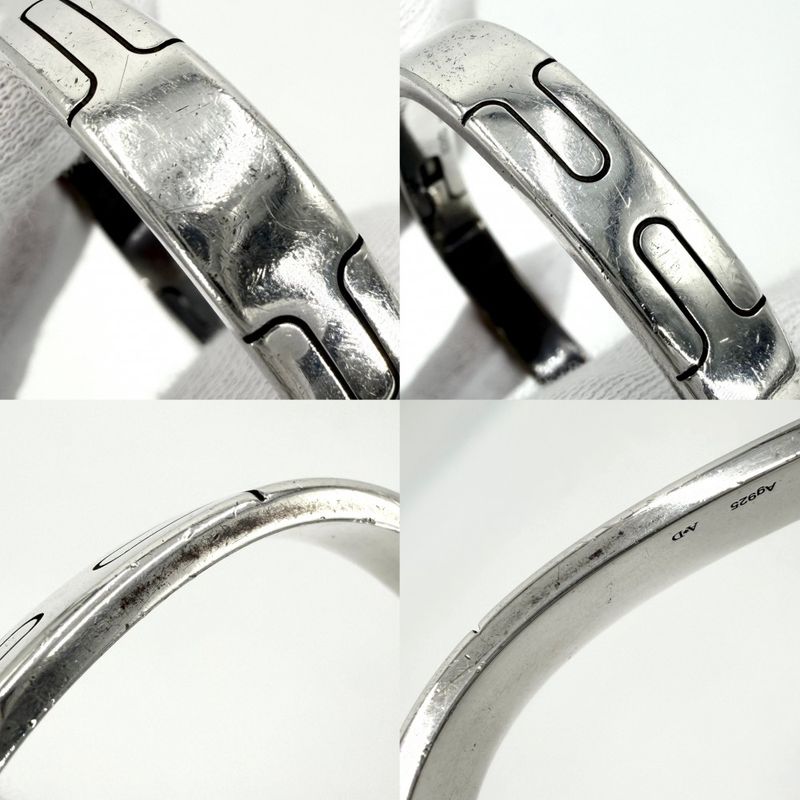 Hermes Bangle Bracelet Silver