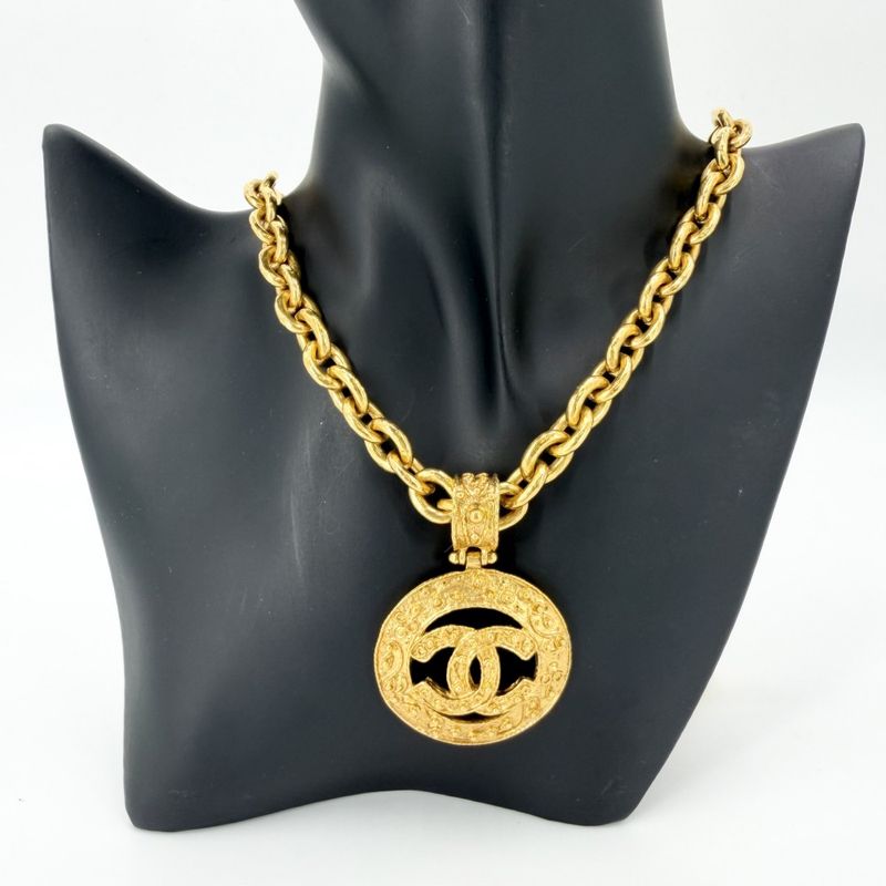 Chanel Necklace CC Logo Long