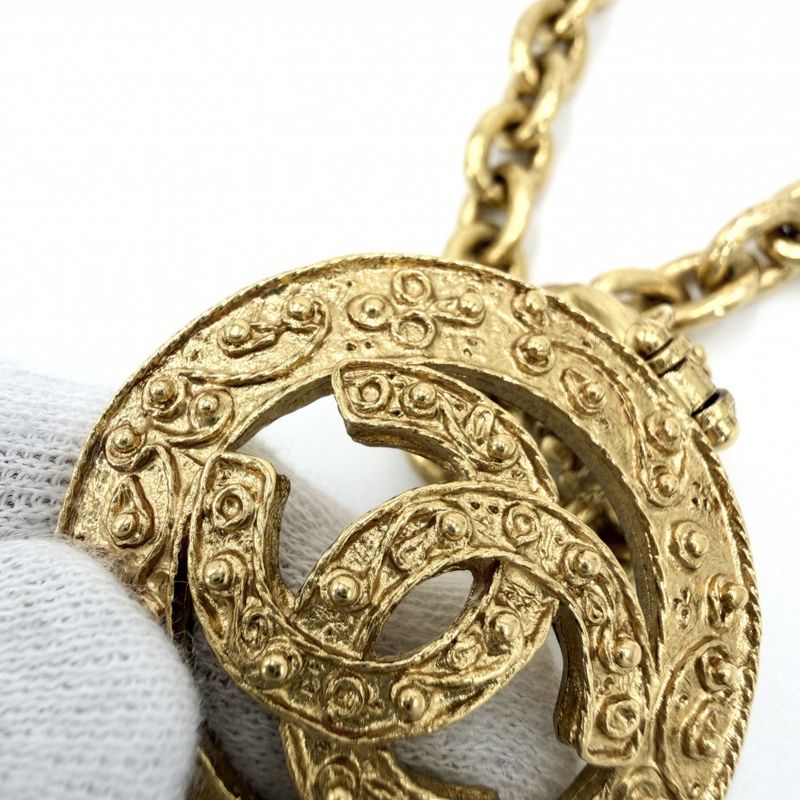 Chanel Necklace CC Logo Long