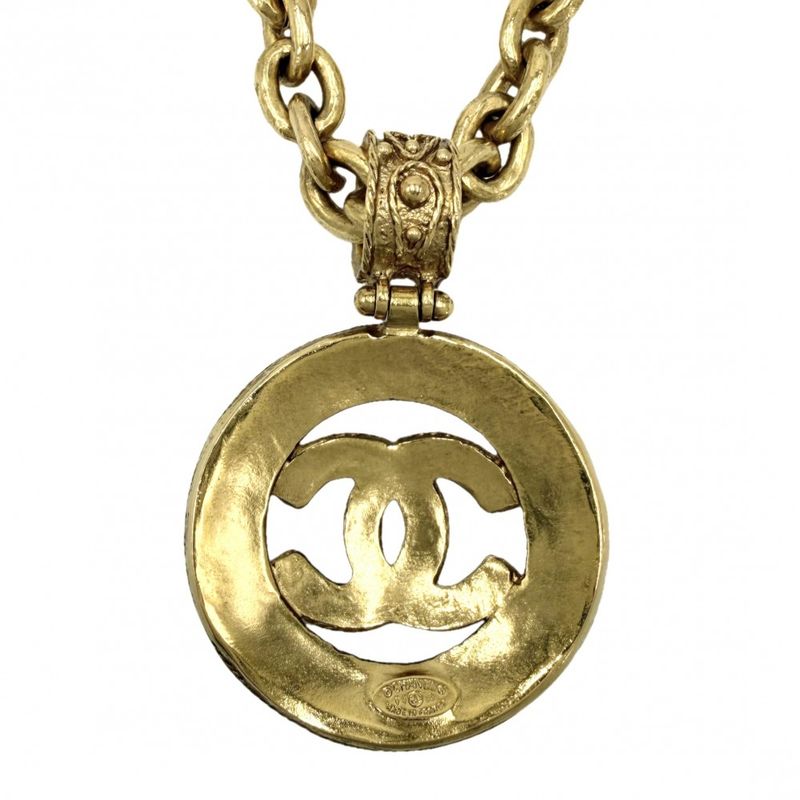 Chanel Necklace CC Logo Long