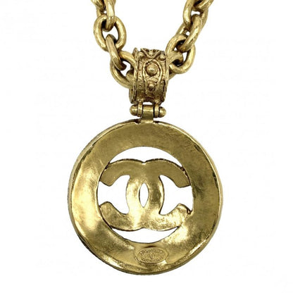 Chanel Necklace CC Logo Long