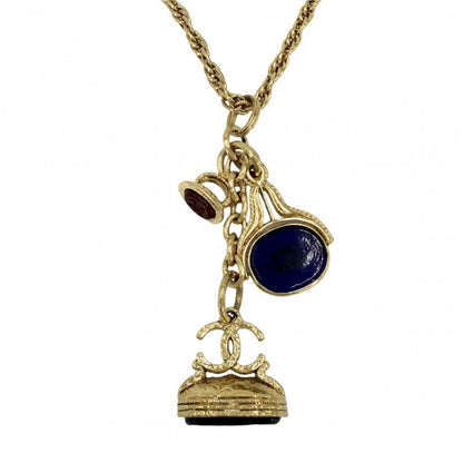 Chanel Necklace Gripoix CC Logo Long
