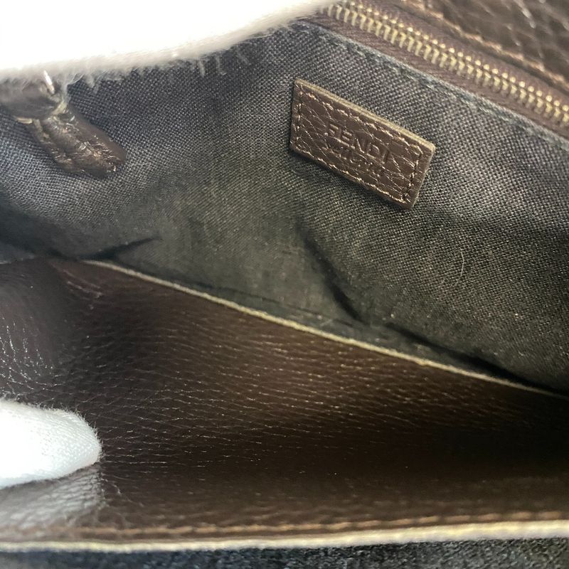 Fendi Pouch Second Bugs Slim Clutch