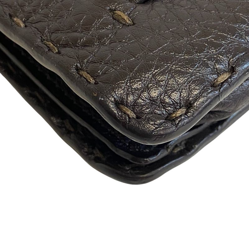 Fendi Pouch Second Bugs Slim Clutch