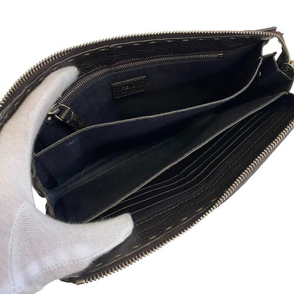 Fendi Pouch Second Bugs Slim Clutch