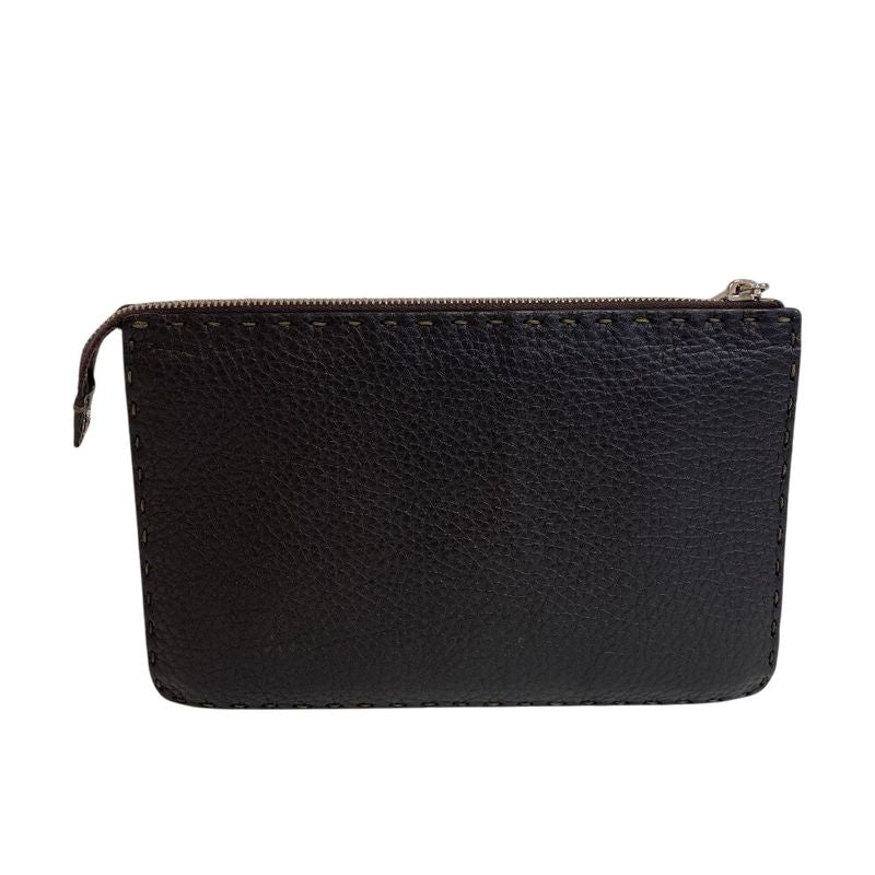 Fendi Pouch Second Bugs Slim Clutch